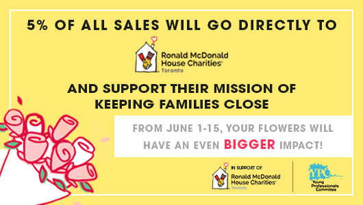 Bloomen & Ronald McDonald House Charities - Giving flowers to give back