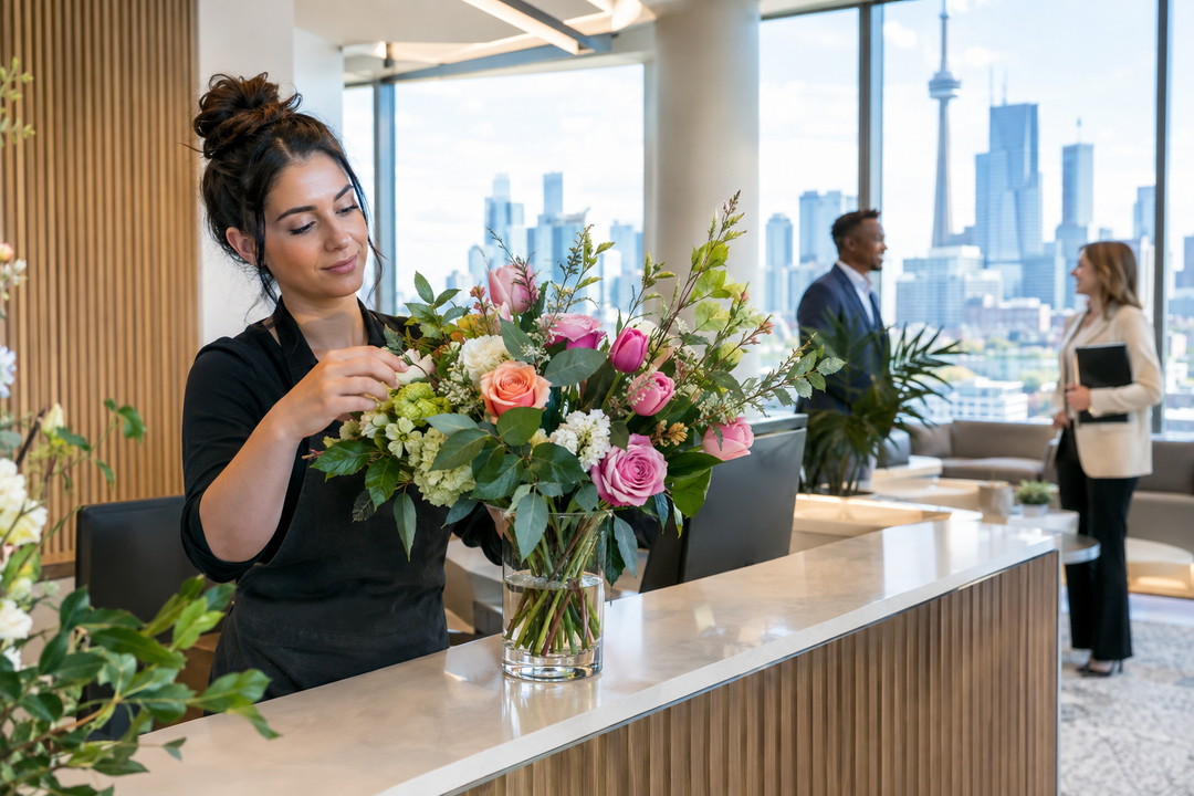 How Toronto Florists Help Businesses Create a More Welcoming Workplace