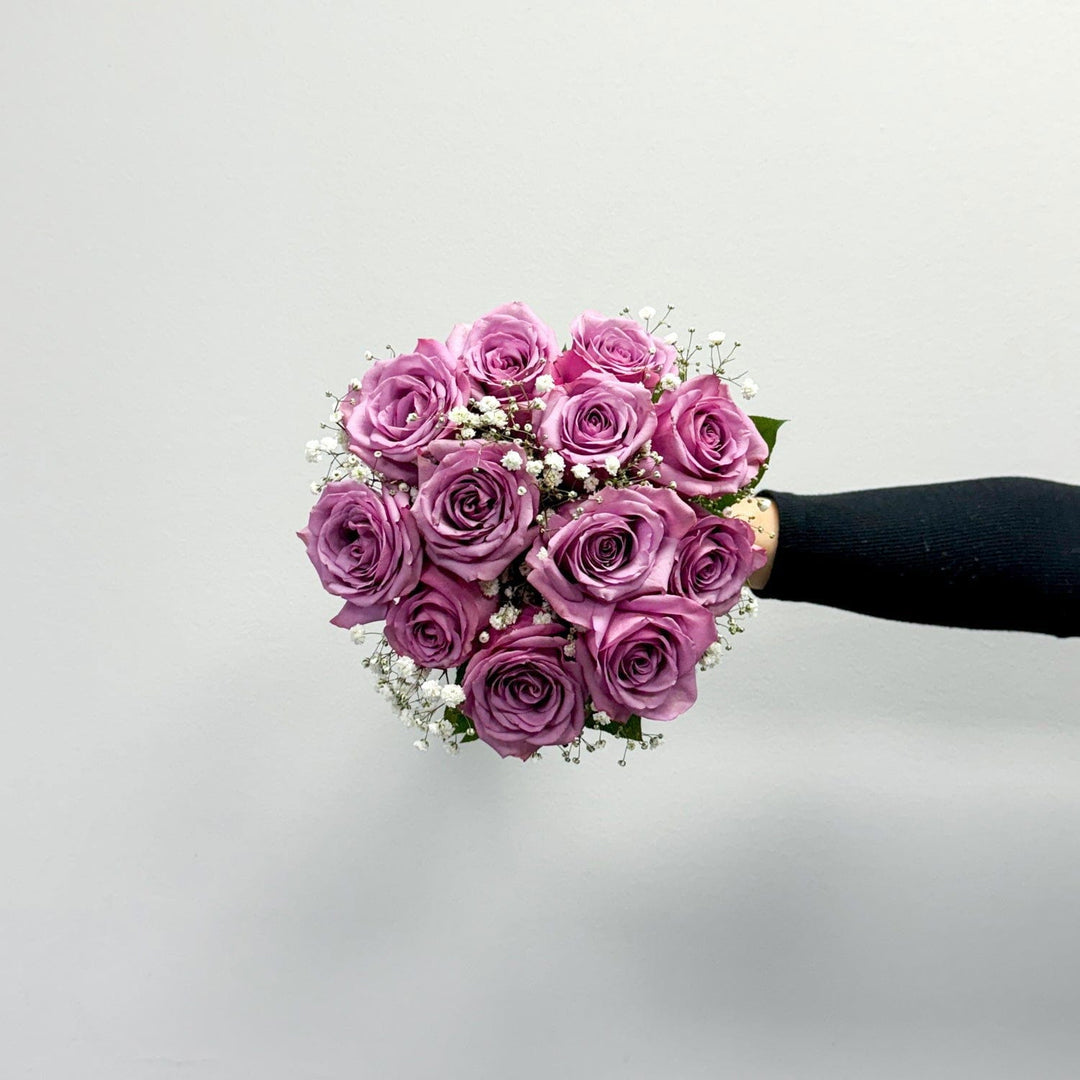 12 LAVENDER ROSES