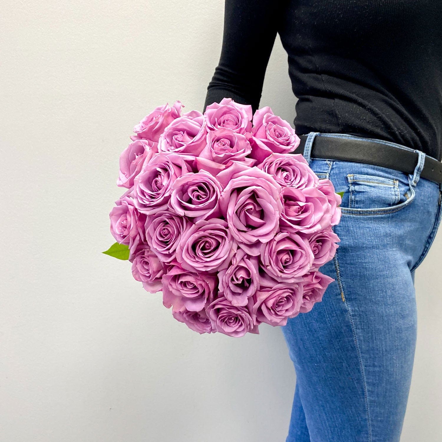 パープルローズ Amazon.com: Purple Rose Flower Crystal Figurine with Vase