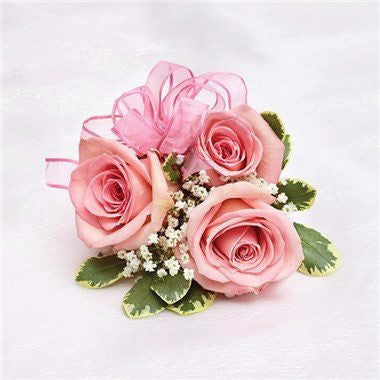 Pink Rose Corsage