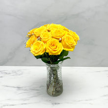 SAME DAY DELIVERY: 12 YELLOW ROSES