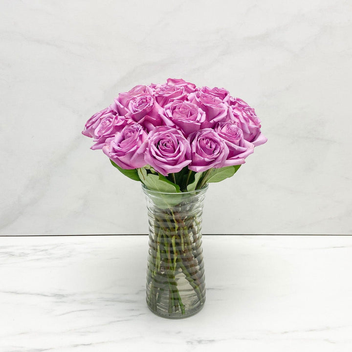 SAME DAY DELIVERY: 24 LAVENDER ROSES