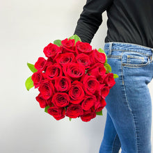 SAME DAY DELIVERY: 24 RED ROSES