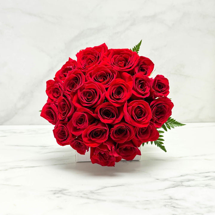 SAME DAY DELIVERY: 24 RED ROSES