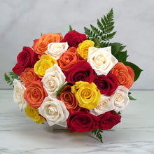 SAME DAY DELIVERY: FALL BURST - 24 ROSES