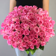 100 PINK ROSES