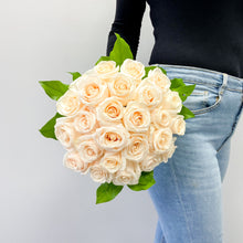 SAME DAY DELIVERY: 24 WHITE ROSES