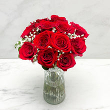 SAME DAY DELIVERY: 12 RED ROSES