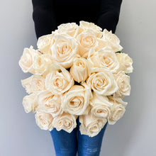 SAME DAY DELIVERY: 24 WHITE ROSES