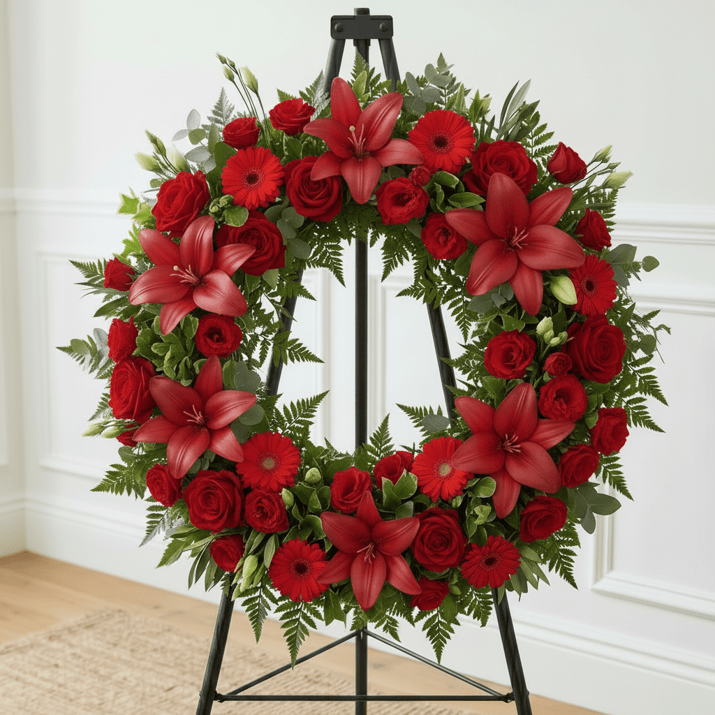Wreath (Red & Green)