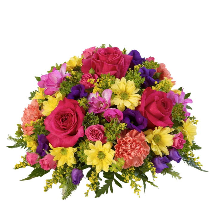 Classic Posy: Roses, Lisianthus & Chrysanthemums (Assortment of Colours)