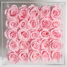 25 PINK EVERLASTING ROSES
